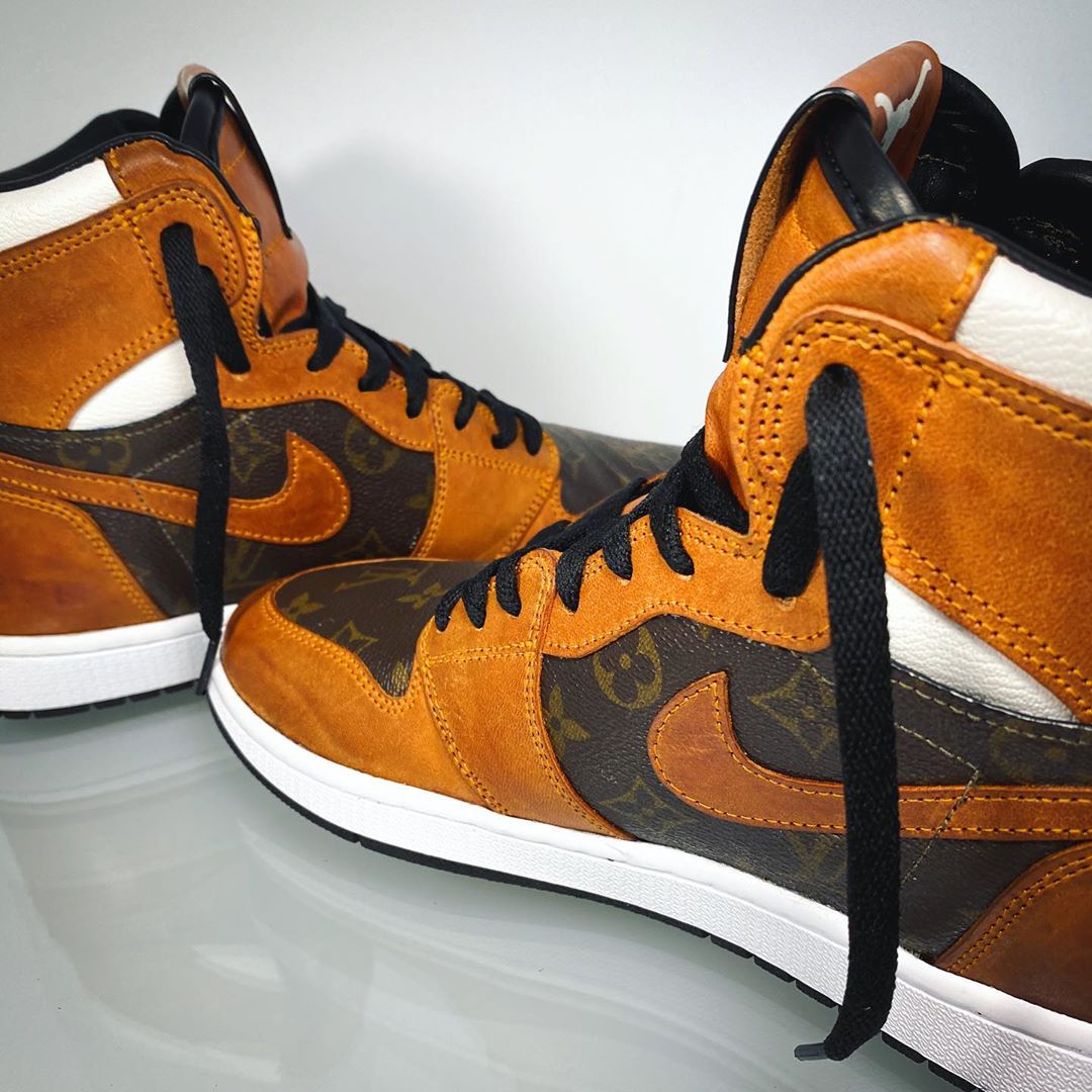 Burnt 2024 orange jordans