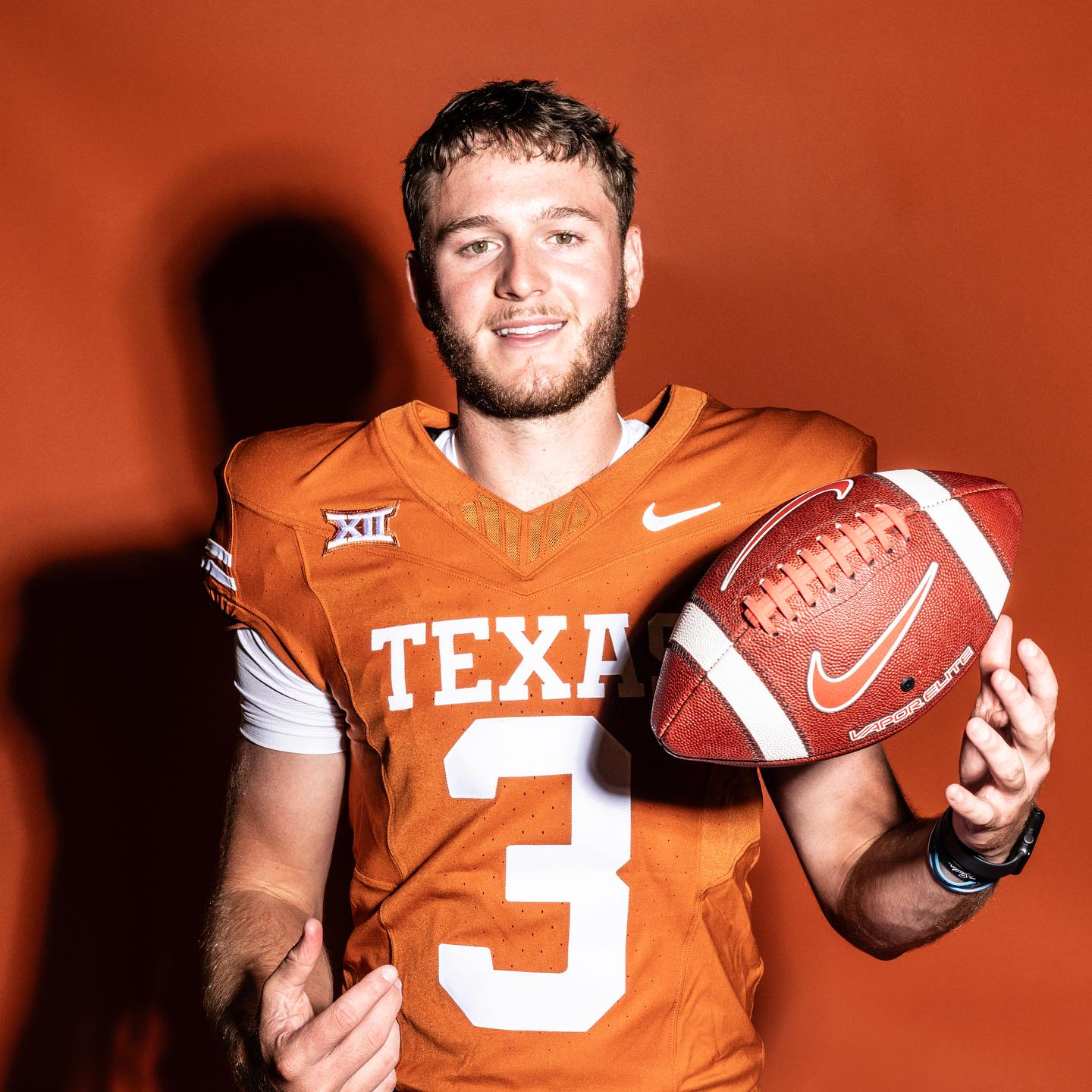 Youth Ethika Texas Orange Texas Longhorns Podium Checkerboard