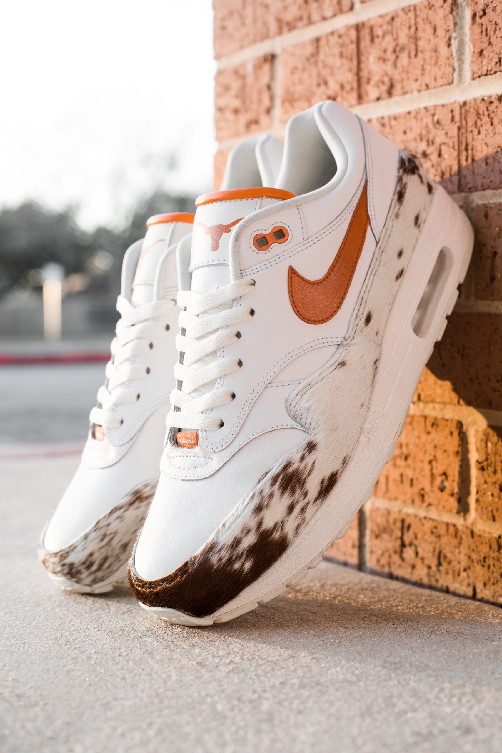 University of Texas Collaborates with Corona to Create 12 Pairs of Custom  Nike Air Max 1s - Texas Sneakers