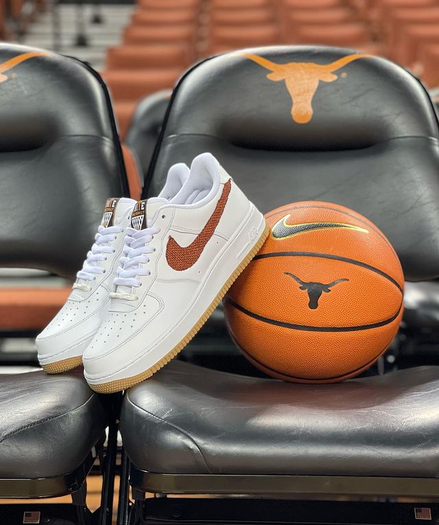 Texas Coaches Wear Custom Nike Air Force 1s in Frank Erwin Center