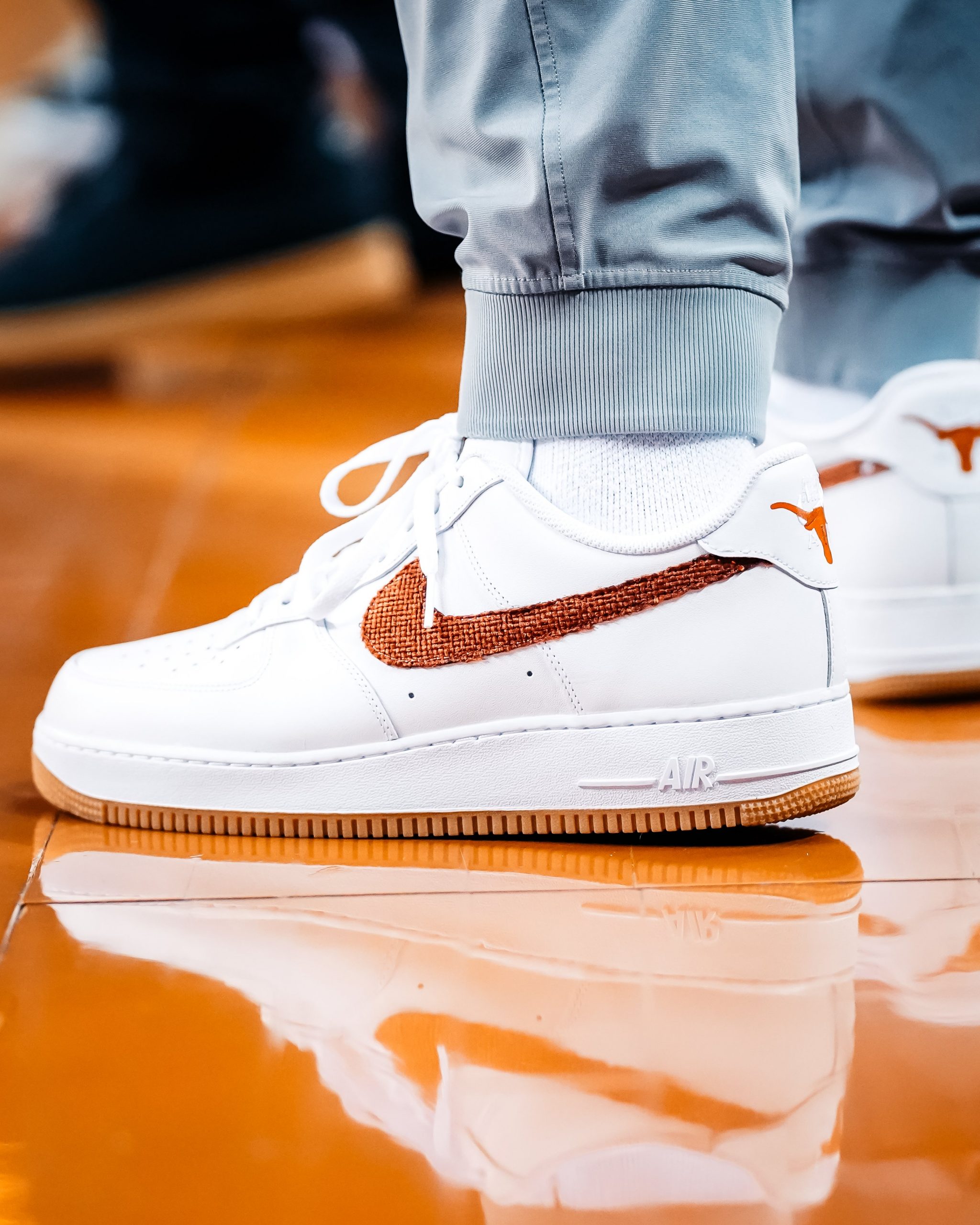 Texas Coaches Wear Custom Nike Air Force 1s in Frank Erwin Center