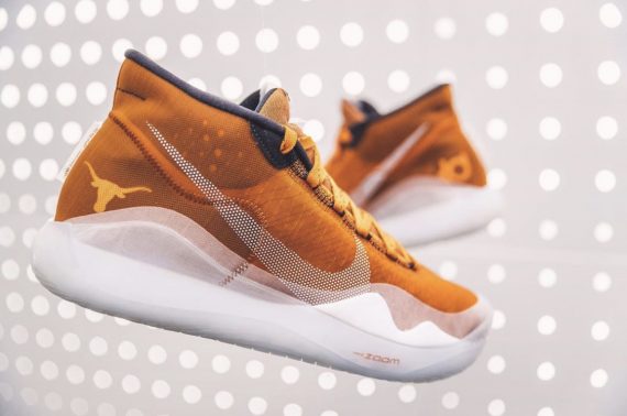 Nike Zoon KD 12 Kevin Durant University of Texas Longhorns Burnt Orange Desert Orange Player Exclusive 1