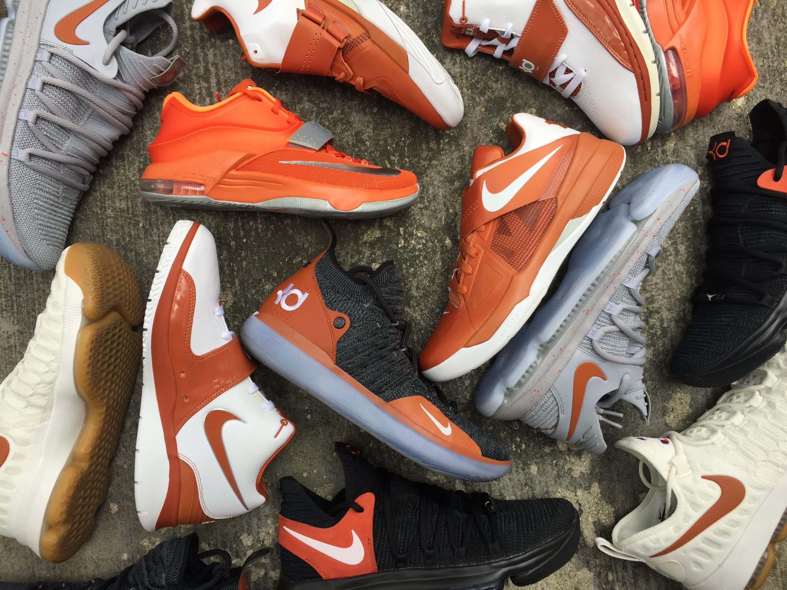 kd orange shoes